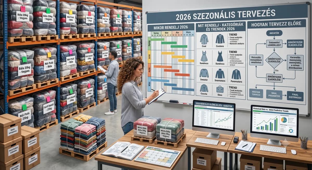 Szezonális készlettervezés 2026 – mikor rendelj, mit rendelj, hogyan tervezz előre?