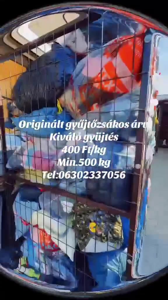 Originált gyűjtőzsákos áru