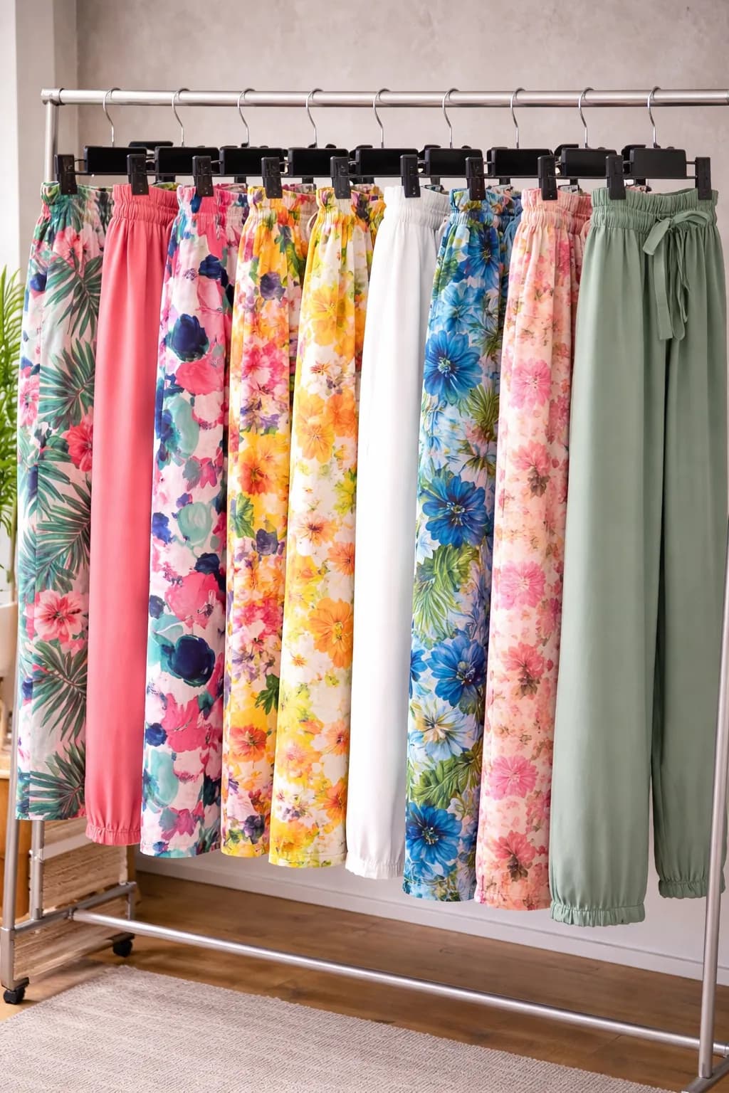 Gumisderekú nyári nadrág