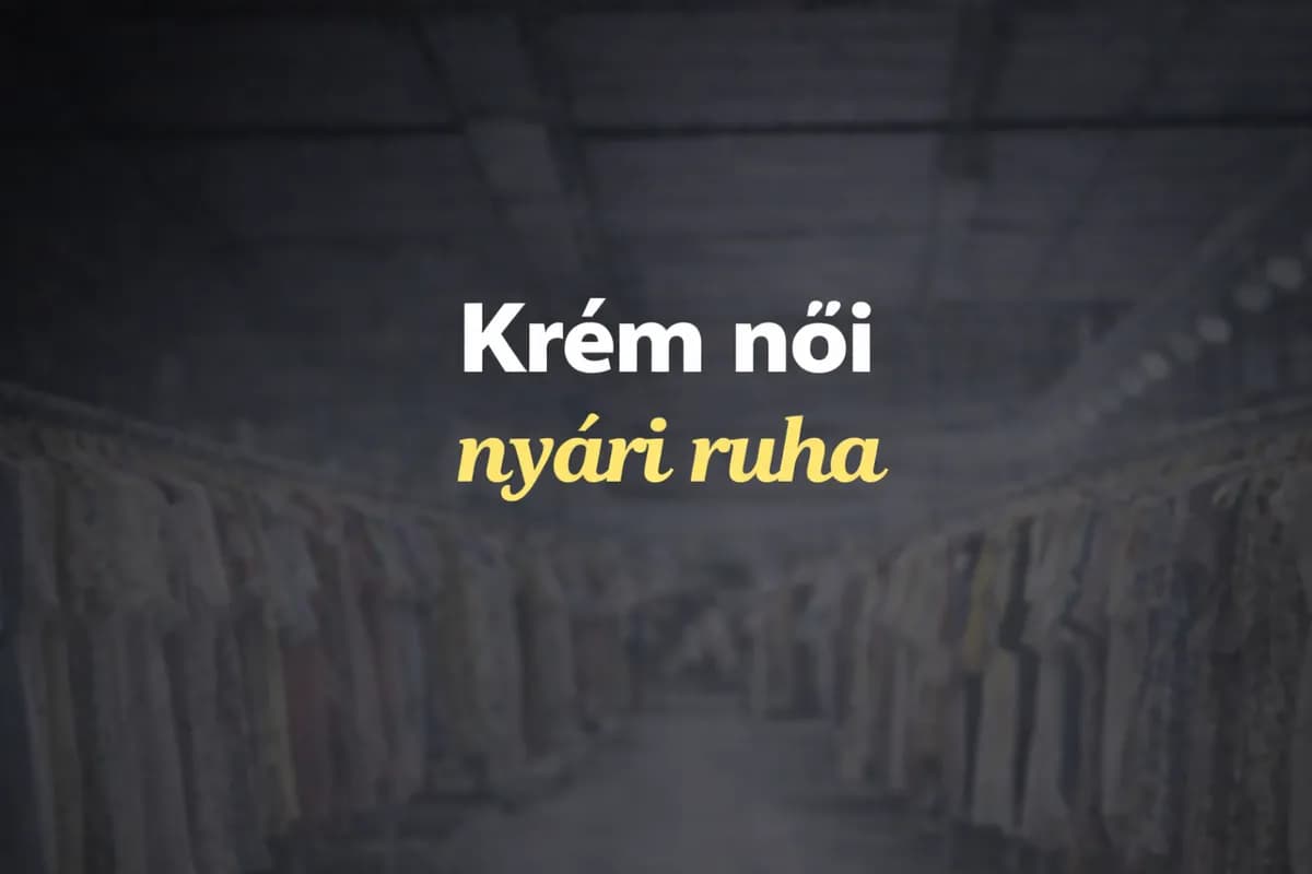 Krém női nyári ruha