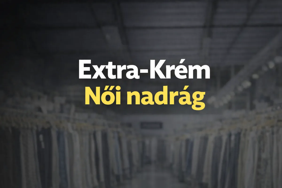 Extra-Krém női nadrág