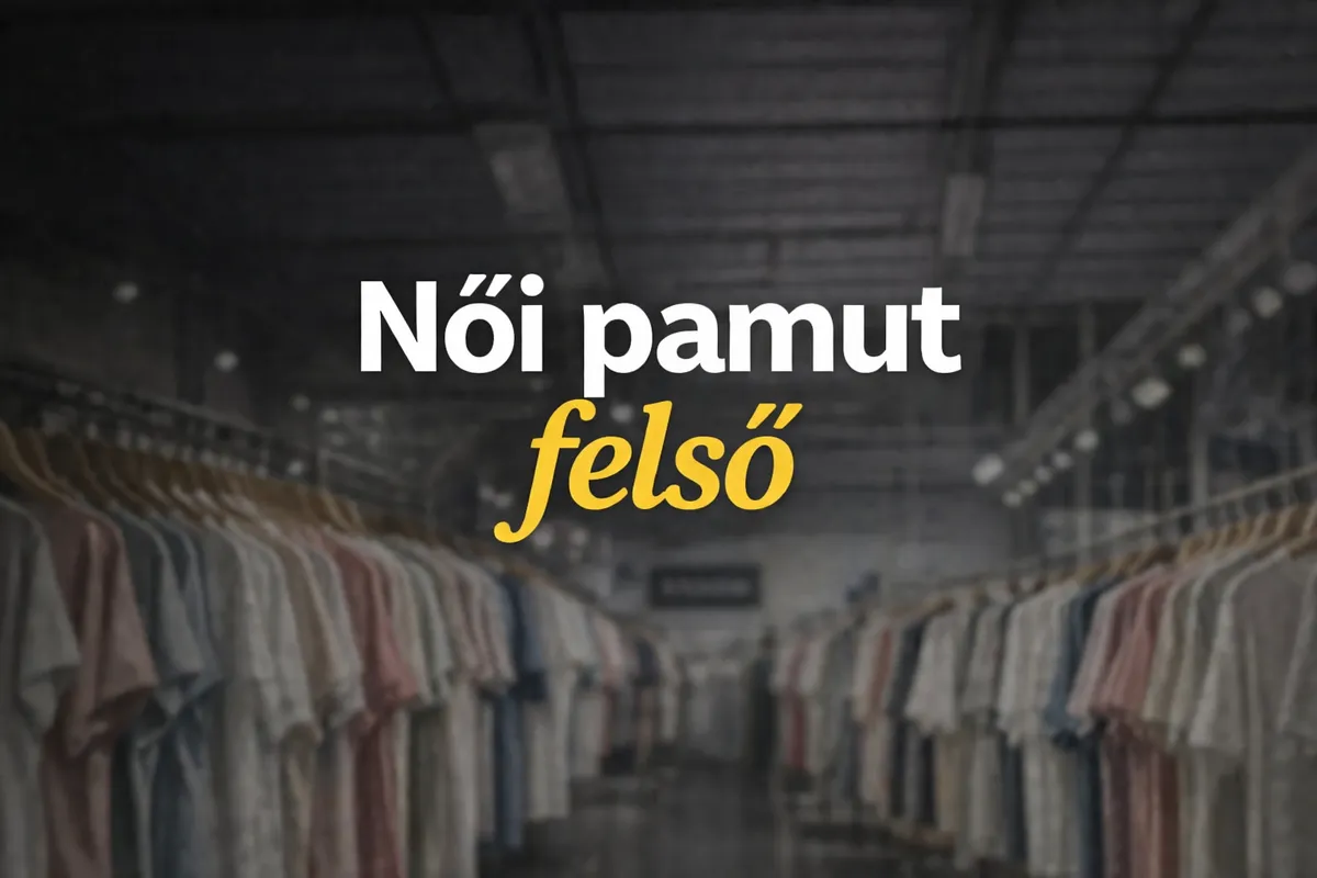 Női pamut felső