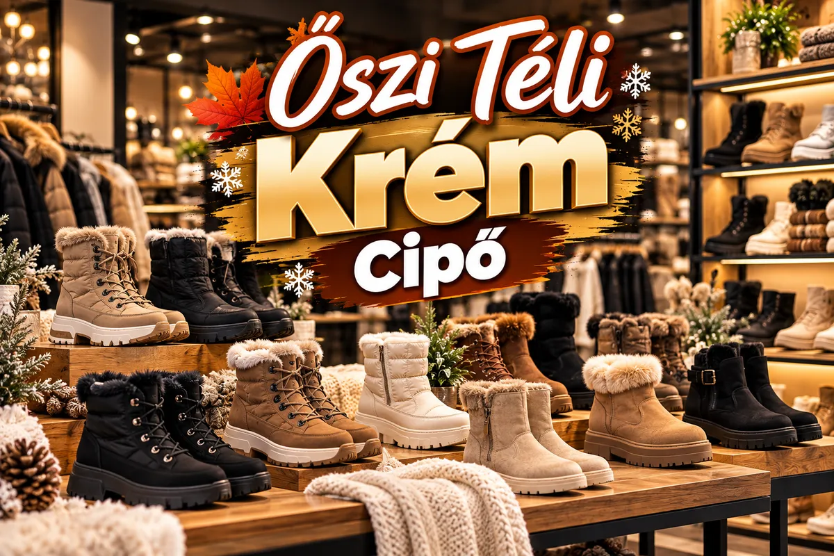 Őszi-Téli cipő extra-krém