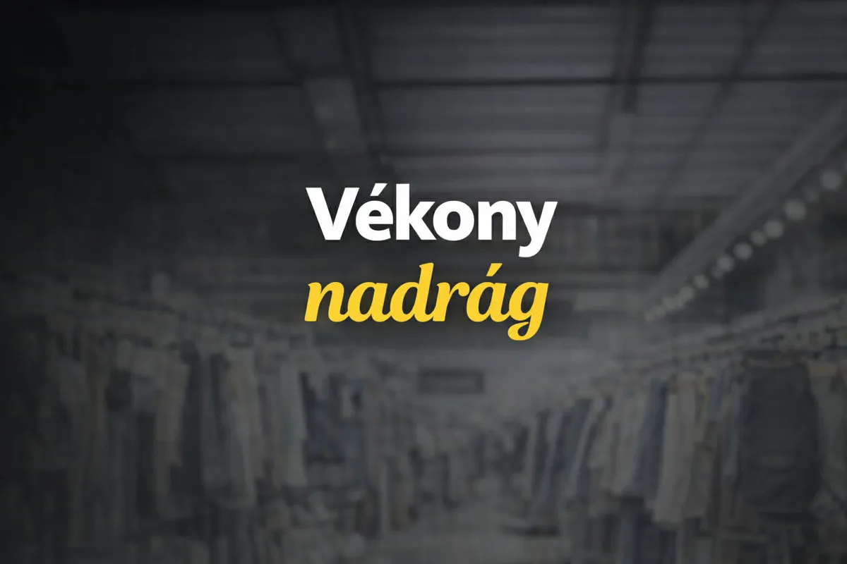 Vékony nadrág